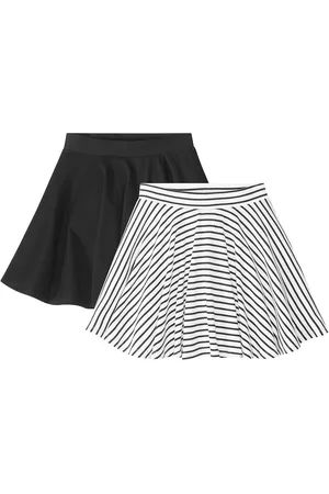 bonprix Barnkjol i ekologisk bomull (2-pack)