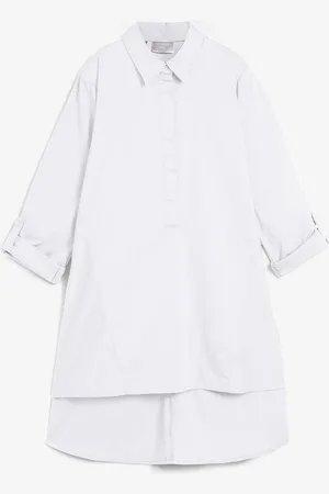 bonprix Skjortblus som är längre bak än fram