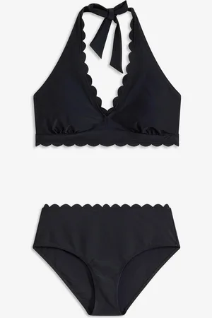 bonprix Halterneckbikini (2 delar) med återvunnen polyamid