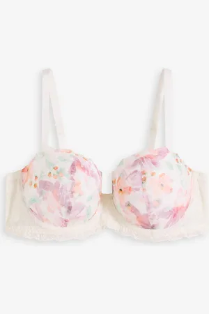 bonprix Balconette-BH med broderi med tryckt mönster