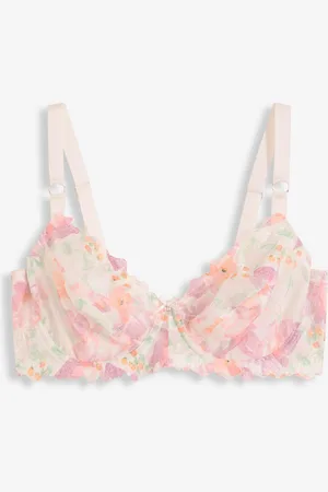 bonprix Minimizer-BH med bygel och broderi med sirligt, tryckt mönster