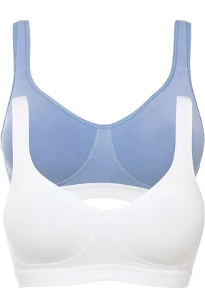 bonprix BH utan bygel med ekologisk bomull (2-pack)