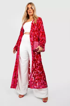 Boohoo Kvinna Kimonos - Plus Lång Kimono