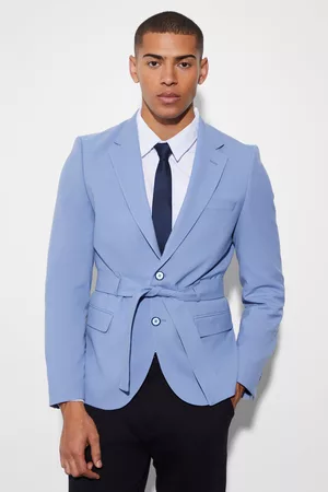 Boohoo Kvinna Kavajer - Slim Single Breasted Blazer With Belt