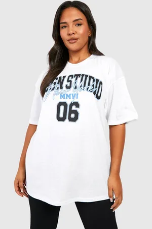 Boohoo Plus Dsgn Studio T-Shirt Med Tryck