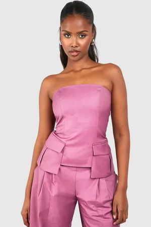 Boohoo Lång Korsett Med Fickor