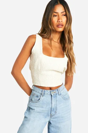 Boohoo Korsett I Bouclé