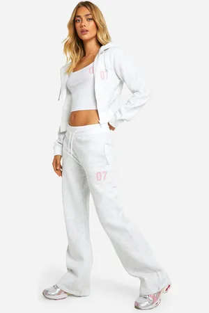 Boohoo Mjukisset I Tre Delar Med Huva Och Applikation