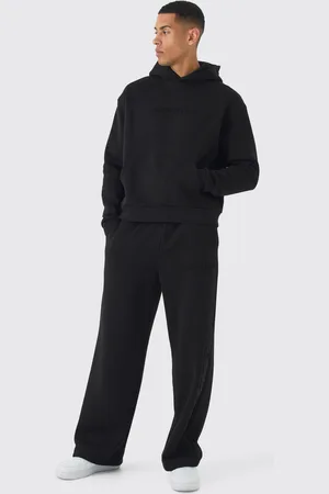 Boohoo Worldwide Oversize Träningsoverall Med Vida Ben