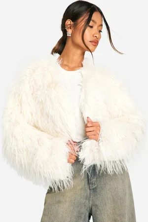 Boohoo Kort Jacka I Fuskpäls