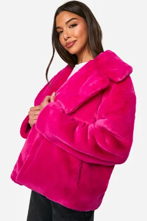 Boohoo Mellanlång Jacka I Fuskpäls