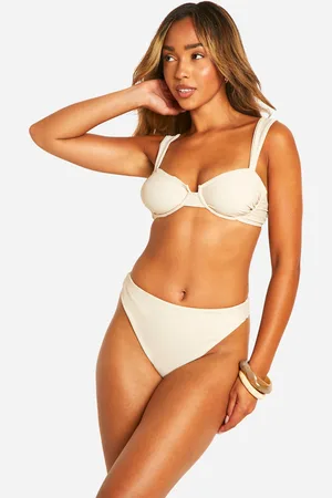 Boohoo Mixa & Matcha Bikinitrosa Med Hög Midja