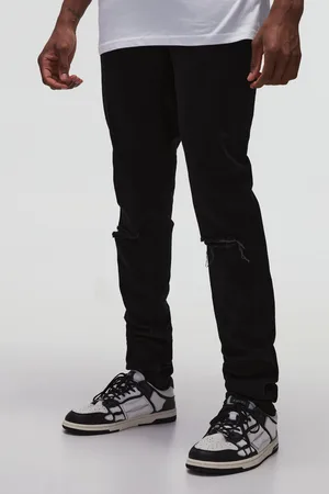 Boohoo Tall Slitna Skinny Jeans Med Stretch