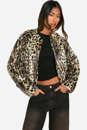 Boohoo Jacka I Fuskpäls Utan Krage
