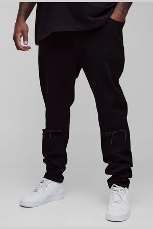 Boohoo Plus Slitna Skinny Jeans Med Stretch