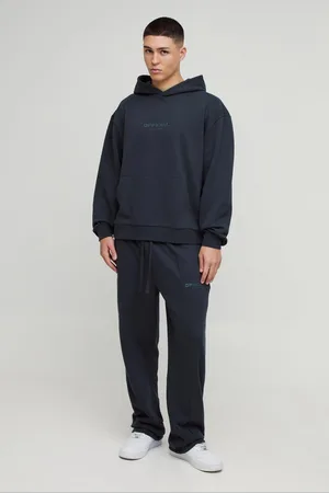 Boohoo Oversize Träningsoverall Med Huva I Tjockt Tyg