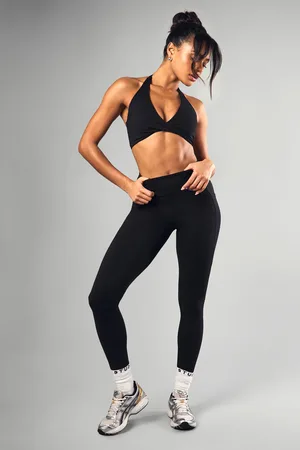Boohoo Dsgn Studio Sport Träningstights Med Hög Midja Och Fickor