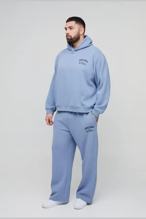 Boohoo Plus Official Oversize Träningsoverall Med Huva