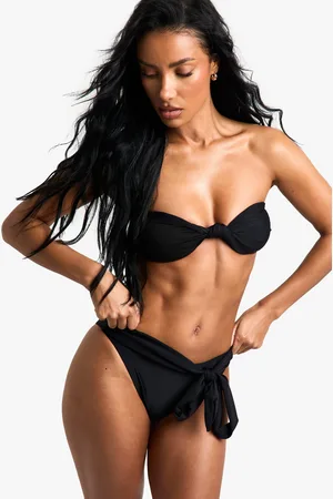 Boohoo Bikinitrosa Med Hög Midja