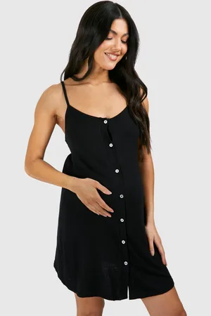 Boohoo Mammakläder Nattlinne Med Knappar