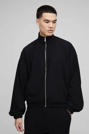 Boohoo Oversize Träningstopp Med Dragkedja Och Ballongärm