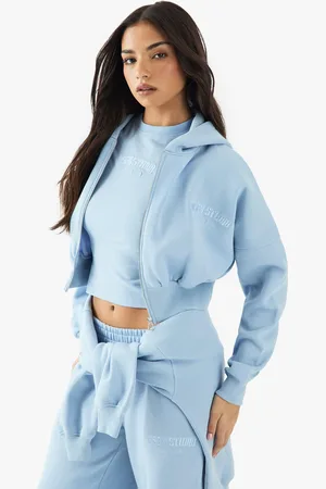 Boohoo Dsgn Studio Sports Club Oversize Hoodie Med Applikation