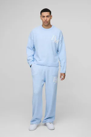 Boohoo Oversize Stickad Träningsoverall Med Bm