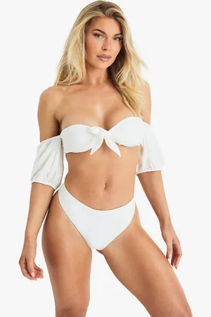 Boohoo Premium Bikinitrosa Med Hög Midja