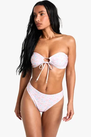 Boohoo Mönstrad Briefs Med Hög Midja