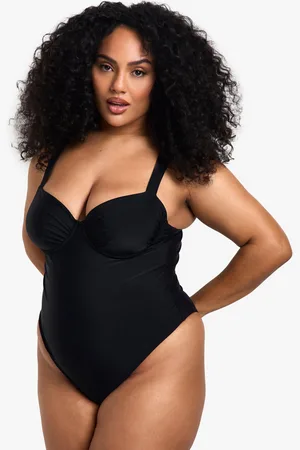 Boohoo Plus Baddräkt Med Baddräkt