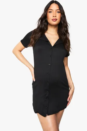 Boohoo Mammakläder Nattlinne Med Knappar
