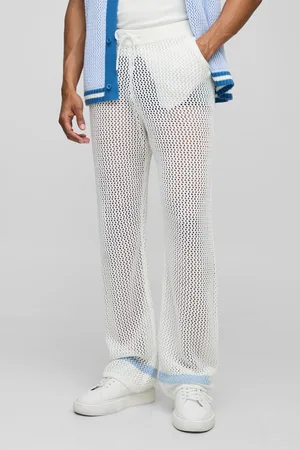 Boohoo Stickade Mjukisbyxor Med Ledig Passform