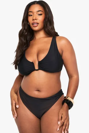 Boohoo Plus Bikiniöverdel Med Breda Band
