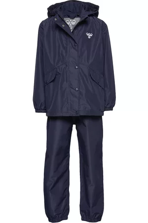 Hummel Hmlreva Rainsuit Outerwear Rainwear Rainwear Sets Blå