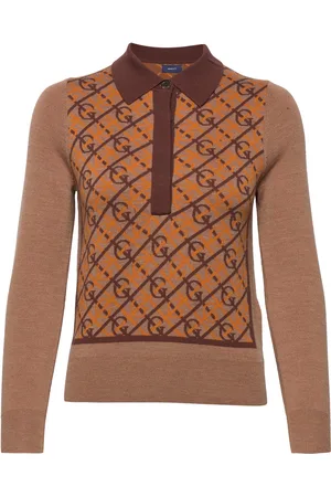 GANT D2. G Pattern Collar Top