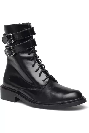 Jonak Paris 264-Dezibre Cuir Shoes Boots Ankle Boots Ankle Boot - Flat Svart