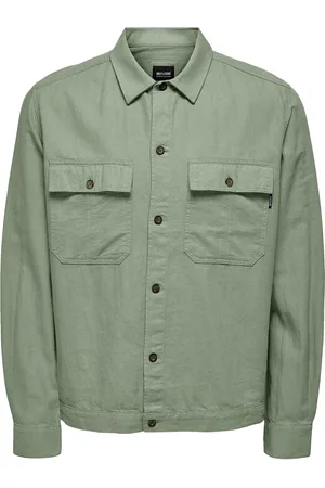 Only & Sons Onskennet Life Ls Linen Overshirt