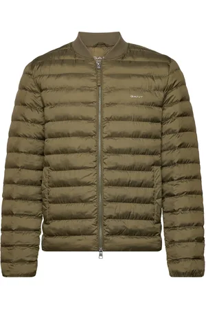 GANT Light Padded Bomber Jacket Khaki Green