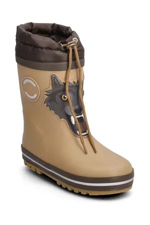 Mikk-Line Winter Wellies - 3D Burgundy