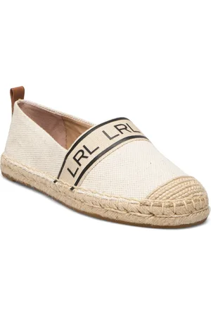 Ralph Lauren Caylee Iii Canvas Espadrille Kräm