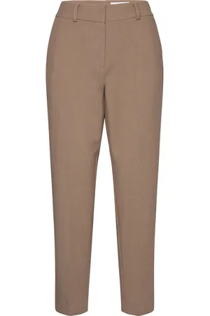 SELECTED Slfrita-Ria Mw Crop Pant Camel Mel Noos