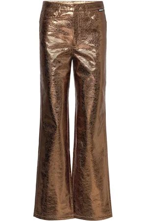 ROTATE Textured High Waist Pants