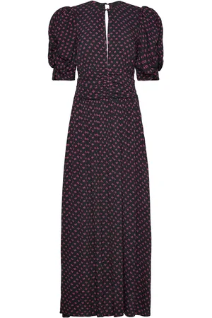 ROTATE Jacquard Midi Dress