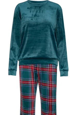 Hunkemöller Pj Set Velours Check