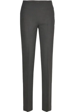 MANGO Trousers With Side-Zip Hem