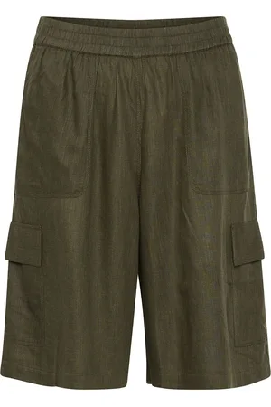 Kaffe Kamilia Shorts Khaki Green