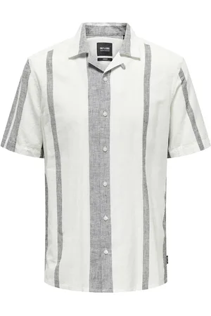 Only & Sons Onscaiden Life Stripe Linen Resort Noos