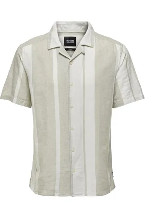 Only & Sons Onscaiden Life Stripe Linen Resort Noos