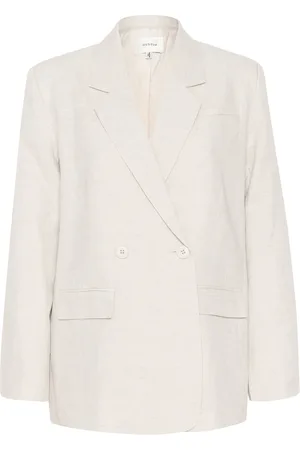 Gestuz Lizagz Linen Blazer Noos Kräm