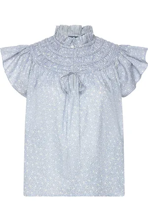 Ralph Lauren Floral Cotton Voile Blouse